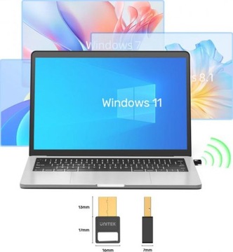 Адаптер Unitek Bluetooth 5.3 BLE USB-A черный