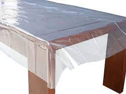OBRUS FOLIOWY, Z FOLII LD 110X320CM BEZBARWNY