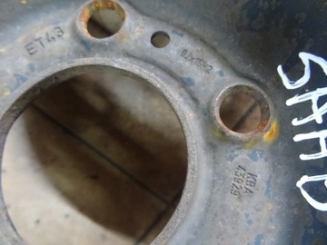 ZAFIRA A ASTRA H SAAB 93 DISK OCELOVÝ R15 15' 5X110