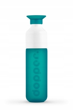 Butelka na wodę Dopper Tidal Teal 450 ml z kubkiem