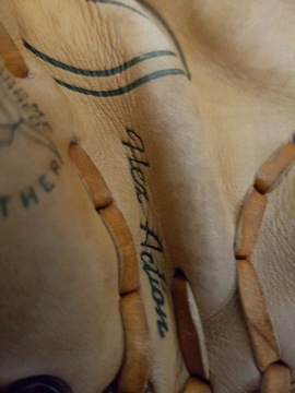 Левая бейсбольная перчатка LEATHER ALL-PRO PROFESSIONAL