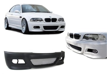 ZDERZAK PRZÓD BMW E46 M3 LOOK 1998-2007 CZARNY