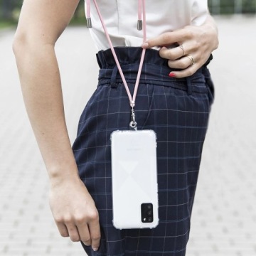 УНИВЕРСАЛЬНЫЙ ЛАНДШАФТ для ТЕЛЕФОНА ДЛЯ V2 CROSSBODY PINK CASE