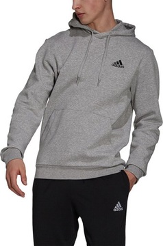 BLUZA MĘSKA ADIDAS ESSENTIALS DRESOWA TRENINGOWA SZARA r S