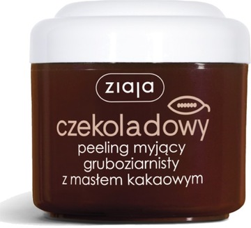ZIAJA czekoladowy peeling myjący gruboziarnist 200