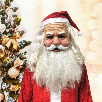 MASKA ŚW.MIKOŁAJA ŚWIĘTA MIKOŁAJ STRÓJ PREZENTY