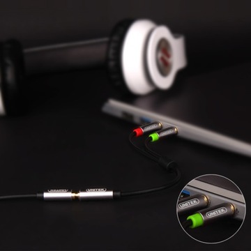 адаптер-разветвитель для наушников с мини-разъемом для микрофона