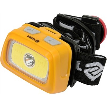 Lampa czołowa xpe cree 3W + cob led 3W Vorel 88678