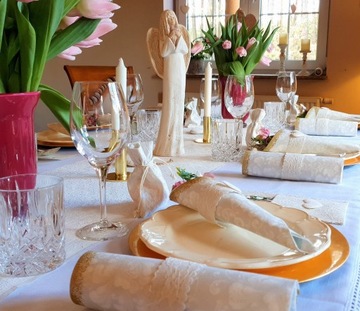 Салфетница тканевая, кружевная, крем для свадебного причастия, 1 шт.