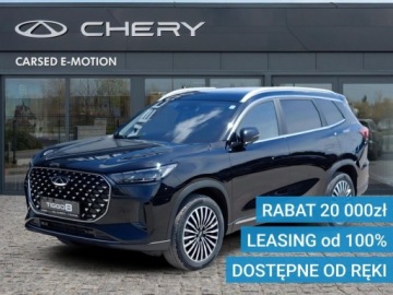 Chery Tiggo 8 SUV 1.6 T-GDI 147KM 2025 Chery Tiggo 8 Black Pearl Dostepne od reki 1.6 Benzyna 147KM
