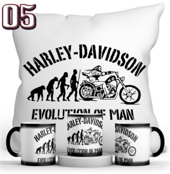 НАБОР HARLEY DAVIDSON MAGIC КРУЖКА + ПОДУШКИ
