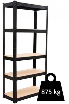REGAŁ METALOWY MAGAZYNOWY GARAŻOWY WARSZTATOWY Z PÓŁKAMI 180x90x40 875kg