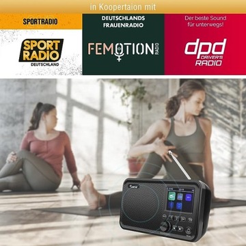 портативное DAB-радио, Bluetooth FM-радио