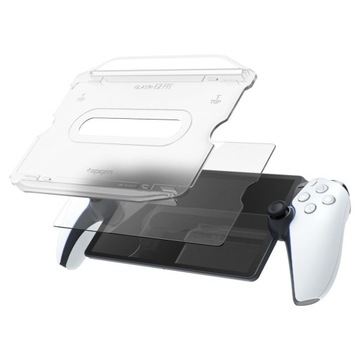 ЗАЩИТНОЕ ЗАКАЛЕННОЕ СТЕКЛО 9H ДЛЯ ПОРТАЛА SONY PLAYSTATION - SPIGEN + АППЛИКАТОР