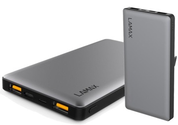 Powerbank Lamax 10000 mAh (2x USB QC 3.0 + USB-C) Qualcomm Quick Charge 3.0