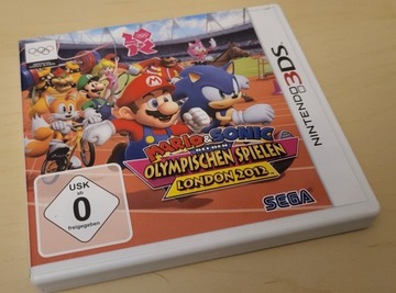 MARIO & SONIC LONDON 2012 OLYMPIC GAMES NINTENDO 3DS Komplet !