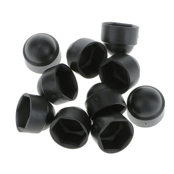 M8 (8 mm) Czarna wypukła plastikowa nakrętka / zaślepka na śrubę Klucz 14 m