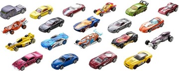 HOT WHEELS DWUDZIESTOPAK ZESTAW SAMOCHODÓW HOT WHEELS X20 SZT RÓŻNYCH AUTEK