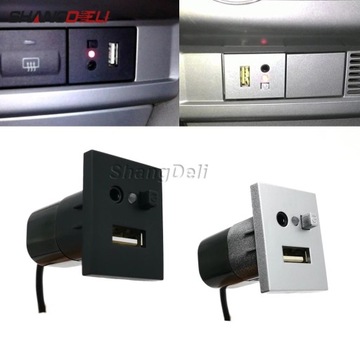 Для Ford Focus 2 MK2 2009 2010 2011 C-MAX Kuga Mk1 Автомобильный USB-адаптер AUX