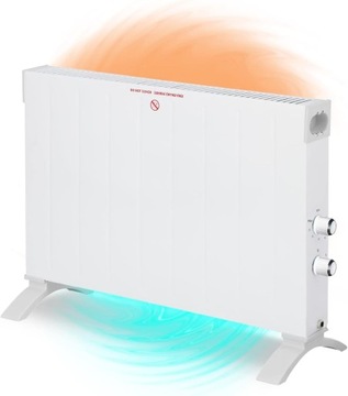 DUŻY GRZEJNIK KONWEKTOROWY 2500W 9 POZIOMÓW OPCJA WISZĄCY NA ŚCIANIE 28 M2