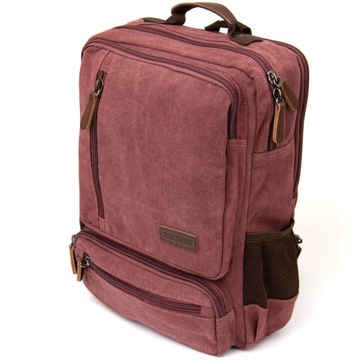 Plecak tekstylny podróżny unisex Vintage 20615