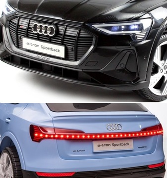 Audi e-tron, пульт дистанционного управления 2,4 г светодиодный автомобиль для батареи