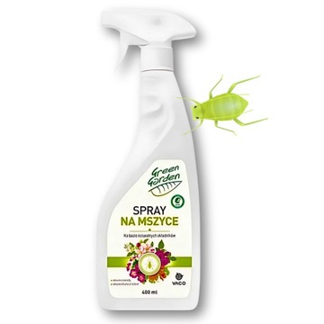 Płyn Na Mszyce Green Garden Vaco Ochrona ROŚLIN Ekologiczny Spray 400 ml
