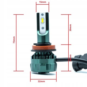 СВЕТОДИОДНЫЕ ЛАМПОЧКИ H11 FLIP CHIP V2 6000K 12/24V CANBUS