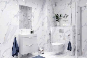 Плитка Gres Poler 60x60 Calacatta Vanito/Morenti Blue