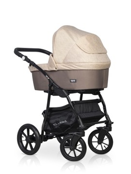 RIKO BASIC BELLA WÓZEK DZIECIĘCY 3W1 - KOLOR 06 SAND Z ADAPTERAMI
