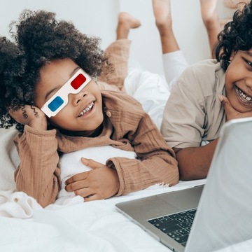 Красные Очки 3D Бумага Дети