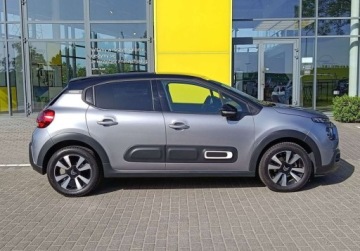 Citroen C3 III Hatchback Facelifting 1.2 PureTech 83KM 2023 Citroen C3 1.2 83KM SHINE Salon PL Serwis ASO CarPlay Czujniki parkowania, zdjęcie 4