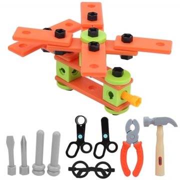 DIY Nut Building Blocks Dzieci Kid Toddler