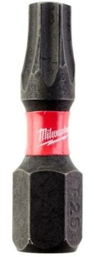 MILWAUKEE BIT KOŃCÓWKA UDAROWA SHOCKWAVE TX25 2szt