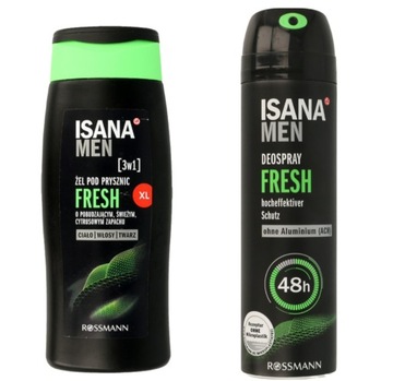 Zestaw kosmetyków męskich Isana Men