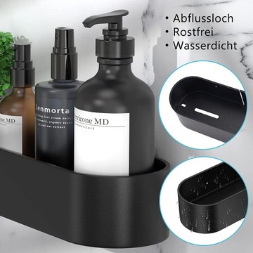 PÓŁKA ŁAZIENKOWA WISZĄCA POD PRYSZNIC LOFT 30CM