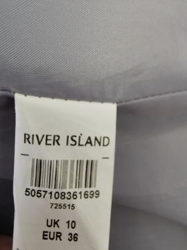 RIVER ISLAND - Cudny Damski Płaszczyk Zimowy S/M