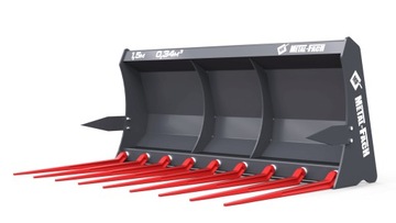 Widły do Obornika Słomy METAL-FACH euro-ramka