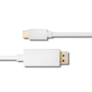 Альтернативный режим Qoltec | USB 3.1 тип C, штекер | DisplayPort мужской | 5К | 2м