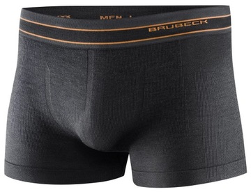 BOKSERKI MĘSKIE BRUBECK TERMOAKTYWNE BAWEŁNIANE WEŁNA MERINO ACTIVE WOOL XL