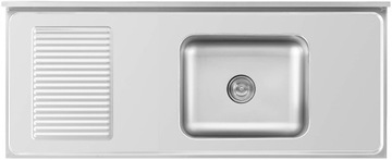 Раковина 50x40 см. Ширина шкафа 140 см.