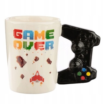 Kubek Fana Gier Game Over Kontroler Pad Gracza Joy
