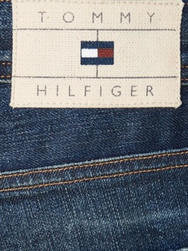 TOMMY HILFIGER Spodnie jeansy męskie - TAPERED MOORE W38/L32 MW0MW29088