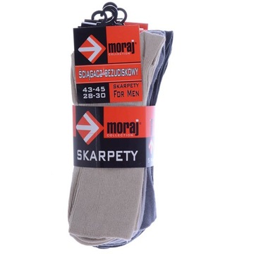 Skarpety Męskie Bezuciskowe Moraj 5 kolor 39-42