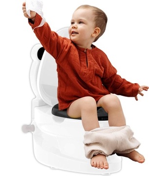 PILSAN ИНТЕРАКТИВНЫЙ ТУАЛЕТНЫЙ ГОРШОК Panda с крышкой 07561 СЪЕМНАЯ ВСТАВКА