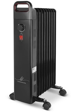 Grzejnik elektryczny olejowy 2000W Lordhouse 9 żeb SOLIDNY