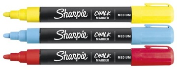 Меловые маркеры Sharpie/Мел, 5 цветов