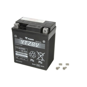 Аккумулятор Yuasa YTZ8V AGM 12В 7,4Ач 120А