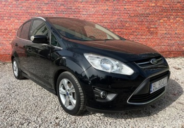 Ford C-MAX II Minivan 1.0 EcoBoost 100KM 2013 Ford C-MAX Grzane fotele Klima Super stan Warszawa Benzyna 100KM
