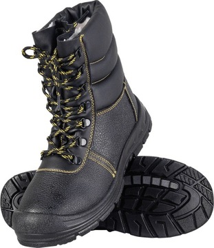 BUTY ROBOCZE ZIMOWE OCIEPLANE KOZAKI WOJSKOWE BEZ NOSKA REIS